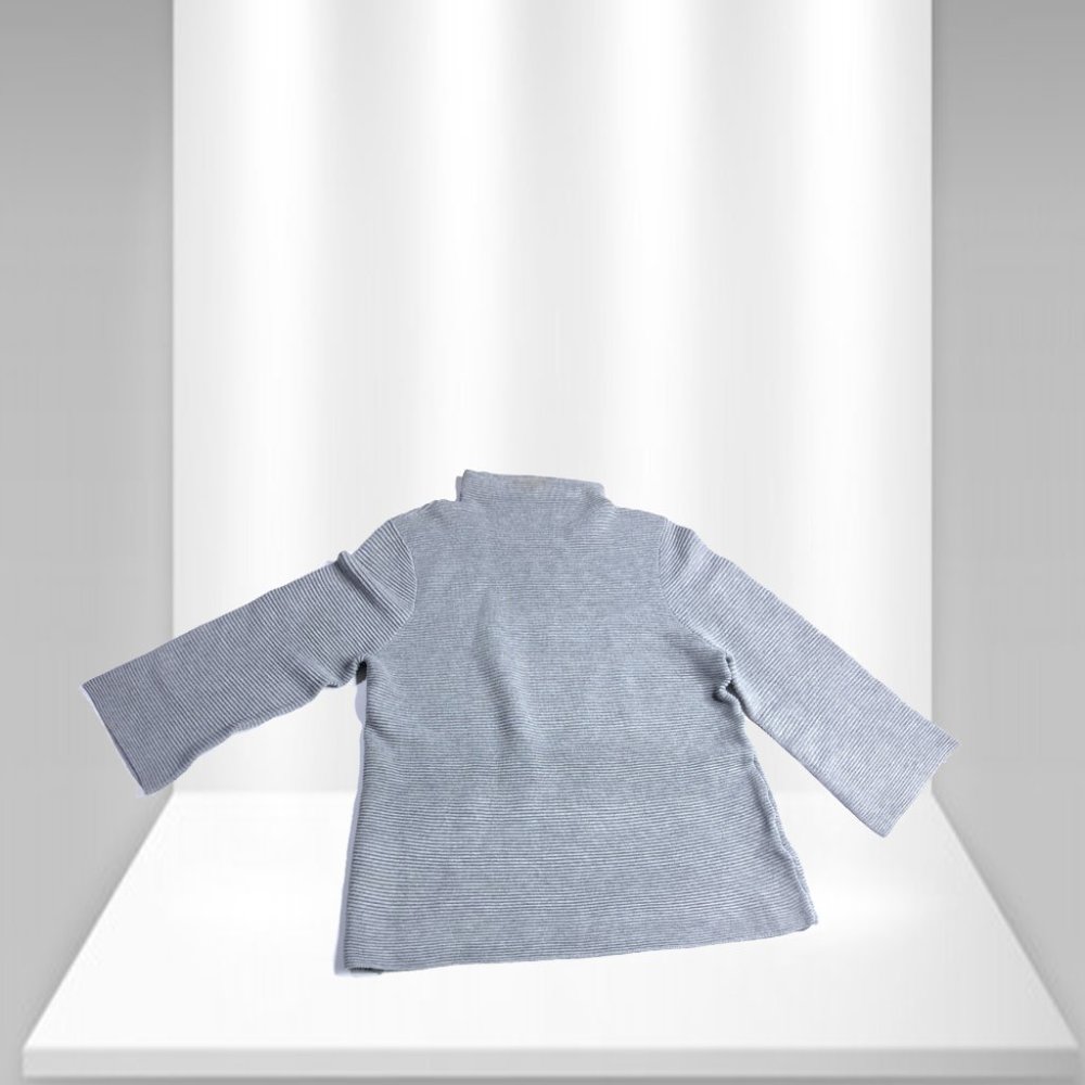 Turtle Neck Long Sleeve Top Sweater Large Size
